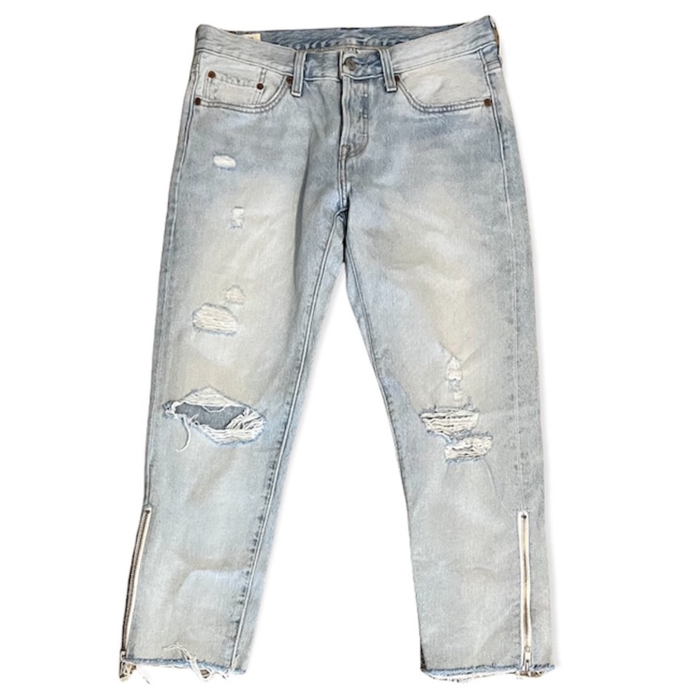 Levi's Premium 501 T Taper Big E  Jeans  Blue Women’s Size 28